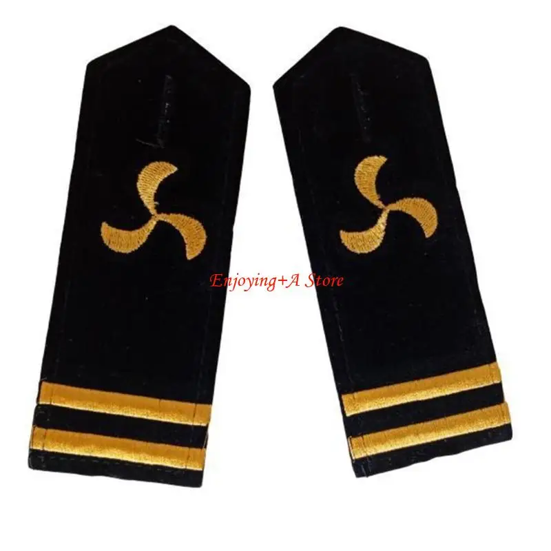 PXPB Spallina uniforme da marinaio Capitano Stage Show Spalline per spalle in costume marino