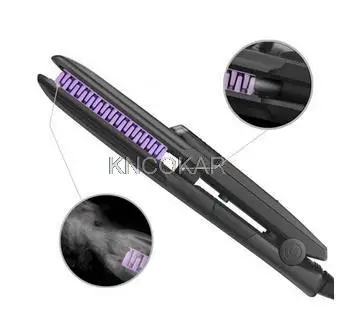 Does not hurt for steam hair comb hair comb hair straightening electric straight anion spray powder hair comb to comb