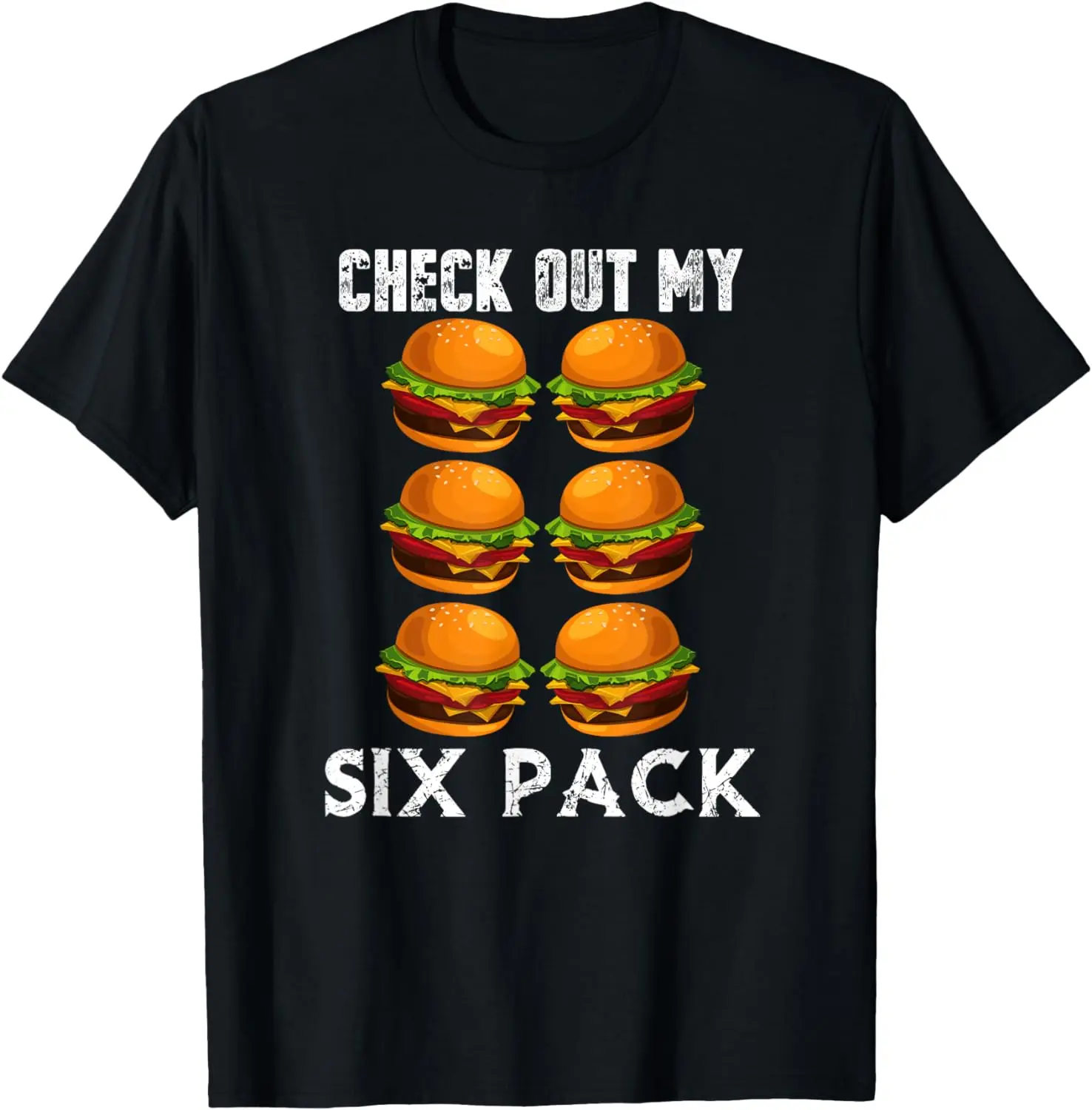 

Check out my six pack burger shirt gym T-Shirt