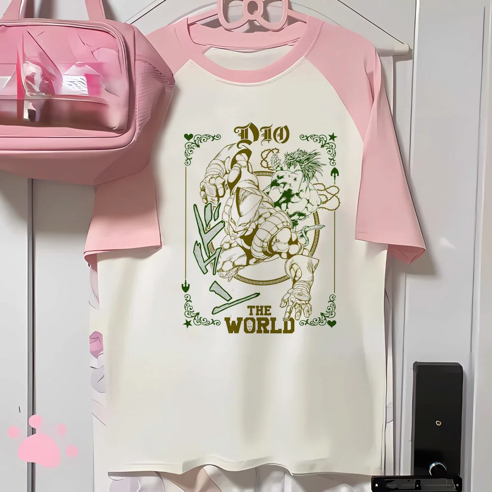 Jojo Bizarre Adventure shirt teen grunge funny kawaii gothic shirt japan Retro party