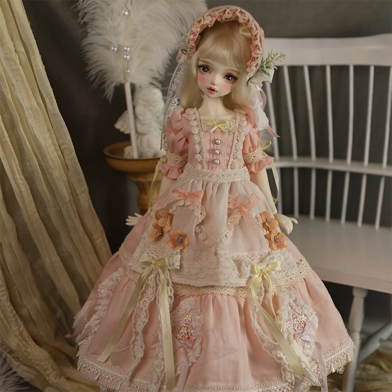 BJD doll clothes suitable for 1/4 1/6 size cute doll clothes dress set BJD doll clothes 1/4 1/6  doll accessories (4 points)