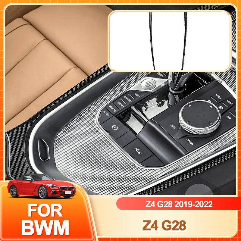 

Glasses Holder Hot Gear Shift Decorative Panel Cover Decal Trim For BMW Z4 G28 2019 2020 2021 2022 Car Internal Accessories S
