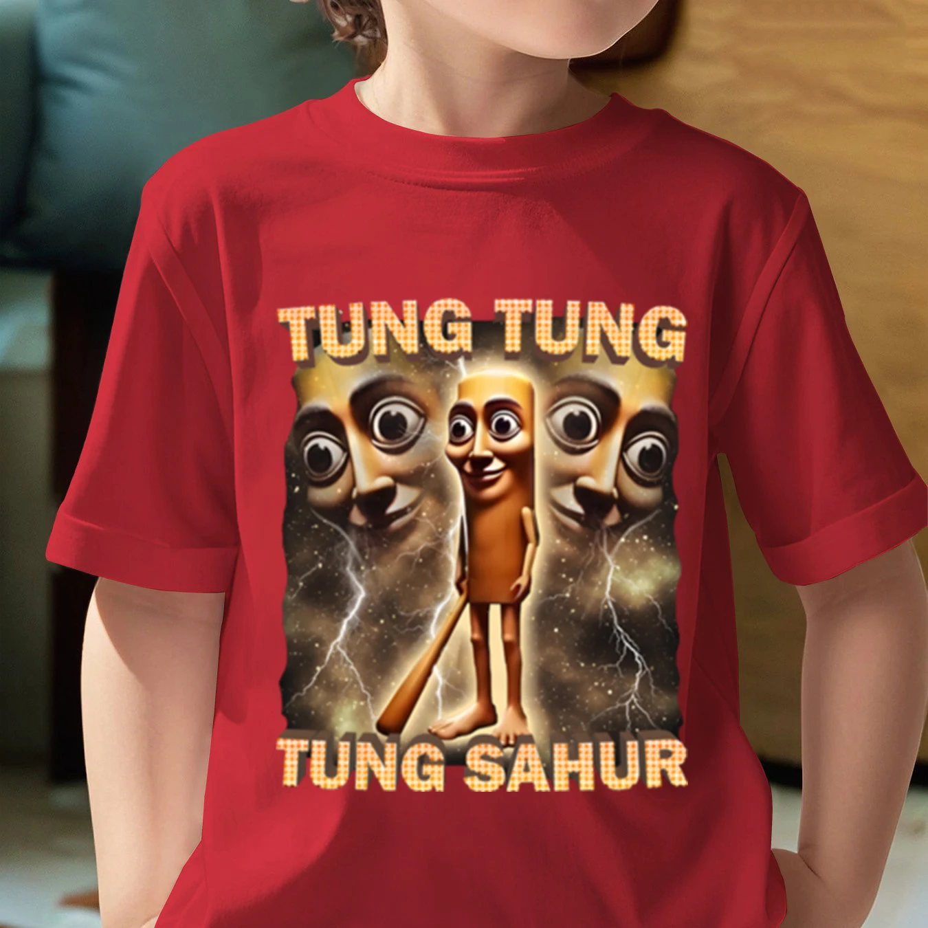 

Tung Tung Tung Sahur Italian Brainrot T-shirts Kids Fashion Casual Tops Girls Boys Cartoon Short Sleeve Tee Children's Clothing
