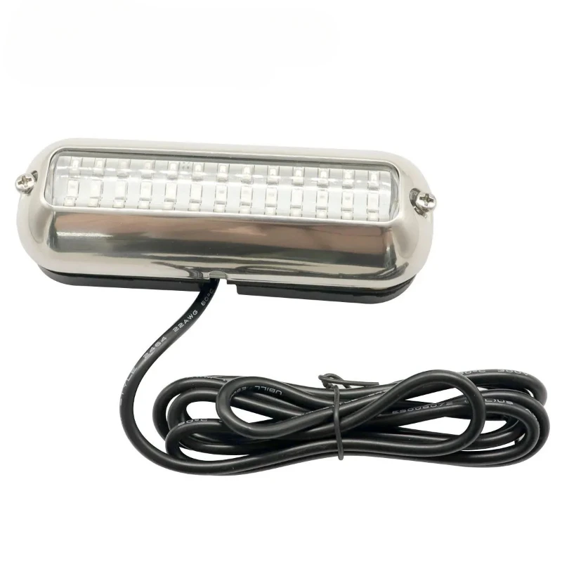 

Waterproof Underwater Yacht Stern Light, 12V 27 LED Underwater Pontoon Light, White