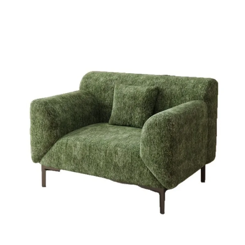 Italian creative rotatable armrest sofa designer, leisure chair hotel home bed and breakfast functional sofa