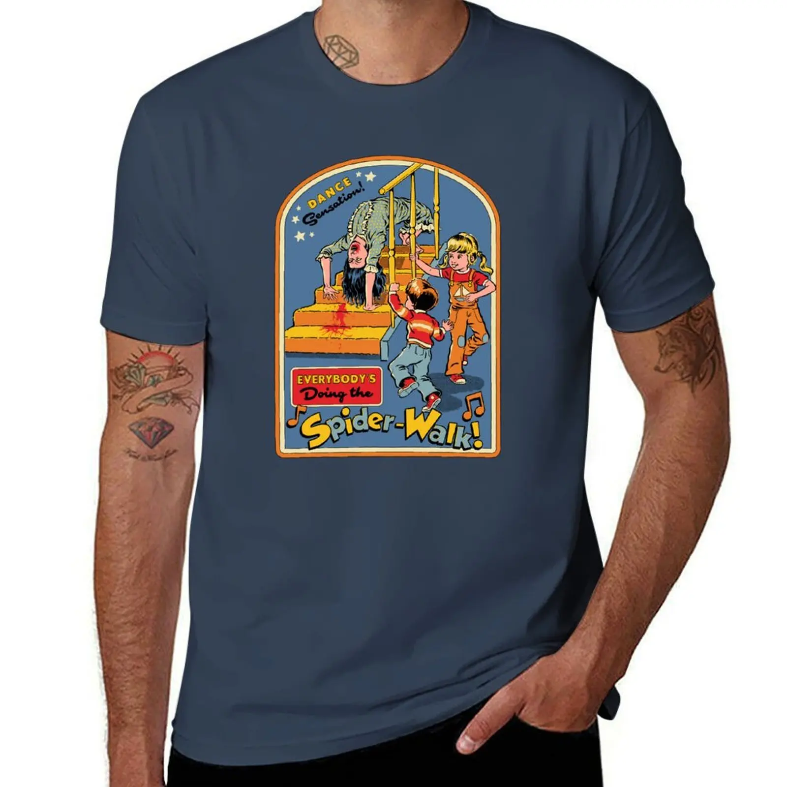 

Everybody's Doing the Spider-Walk! T-Shirt rapper graphic tees summer shirt plus size tops mens designer t shirt