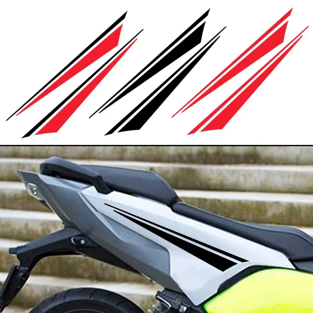 

2 шт., наклейка для гонок на кузов мотоцикла, ПВХ, водонепроницаемая виниловая пленка, наклейки для мотоцикла, аксессуары для декора мотоцикла