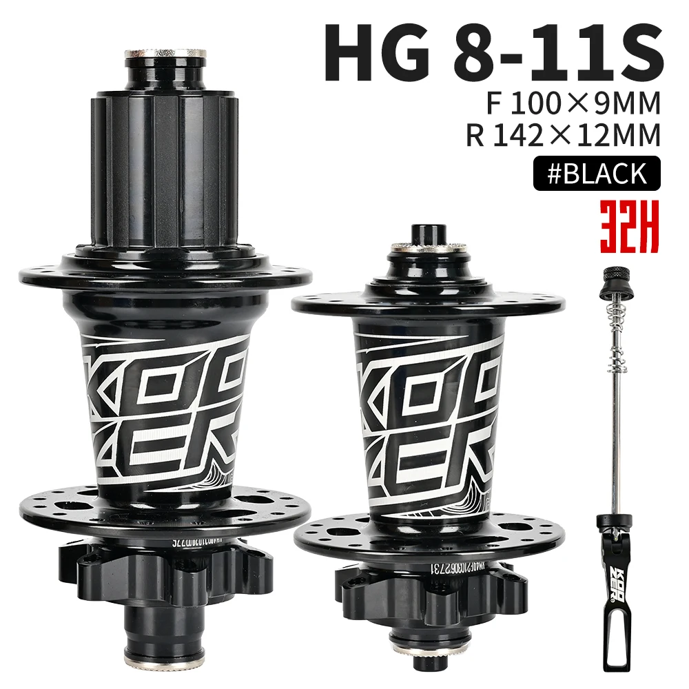 KOOZER XM490 MTB Hinterradnabe 6 Sperrklinken 72 Klicks 4 Gedichtete Lager QR 10x135 Thru 12x142 28/32/36H Scheibenbremse – Detail 6