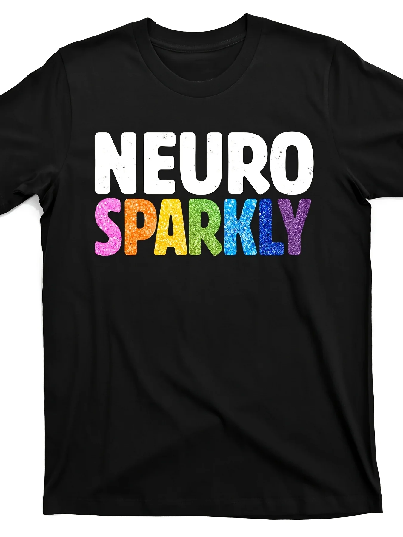 

Neurodivergent Neuro Sparkly Autism Spectrum Adhd [Cool Design] Уличный трендовый стиль Повседневная футболка Мужская одежда