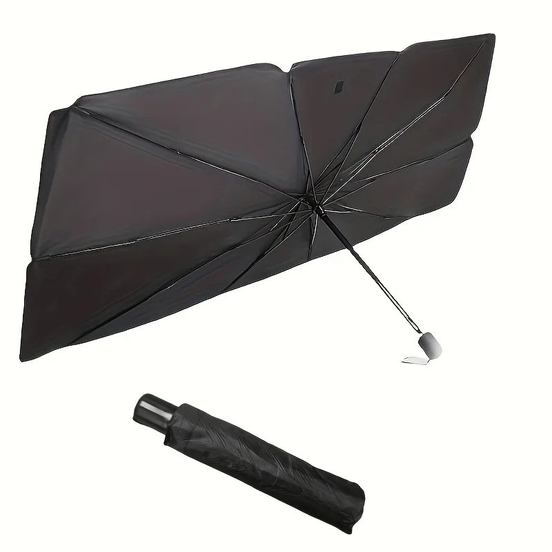 Summer car sunshade Retractable umbrella-like front windshield sunshade Car sunshade Car sunshade Car heat insulation sunscreen image 4