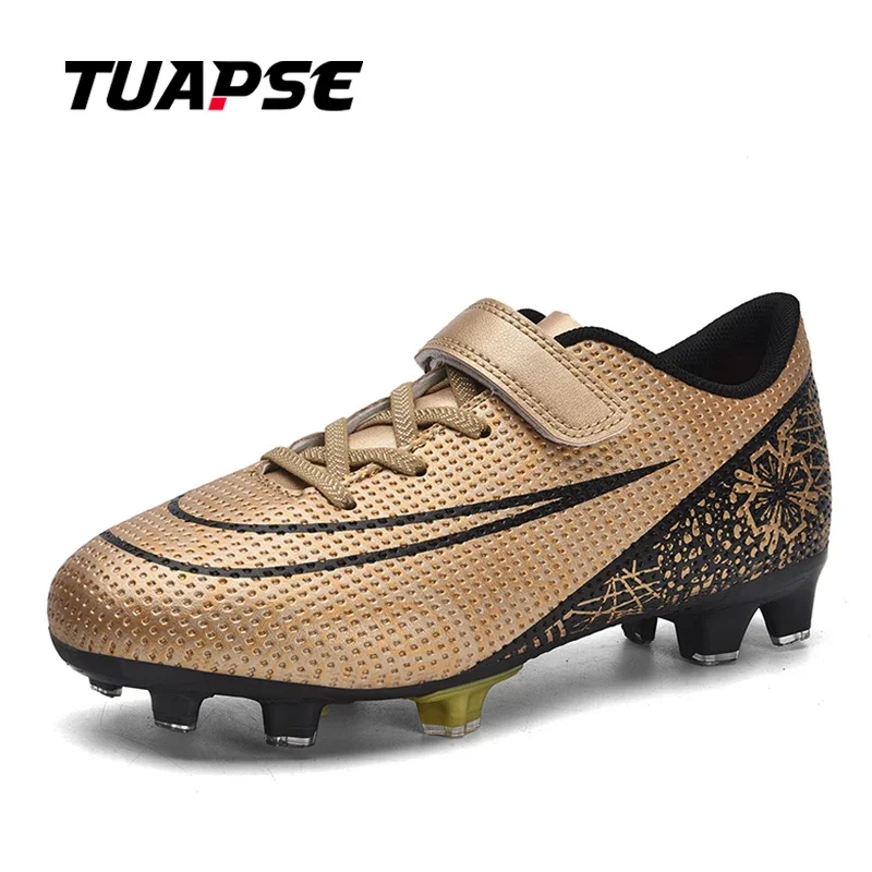 

TUAPSE Kid's Football Shoes FG/TF School Cleats Breathable Comfortable Non-Slip Outdoor Training Grass Sneakers Size 29-39