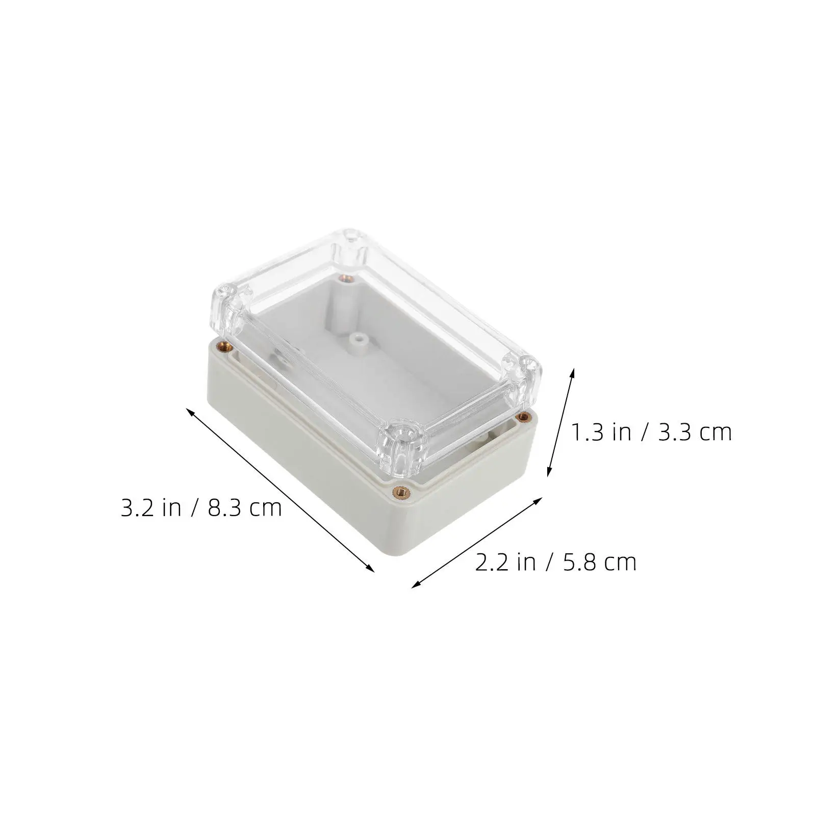 4 Pcs Alarm Shell Abs Cable Enclosure Plastic Outdoor Electrical Junction Boxes Project Case