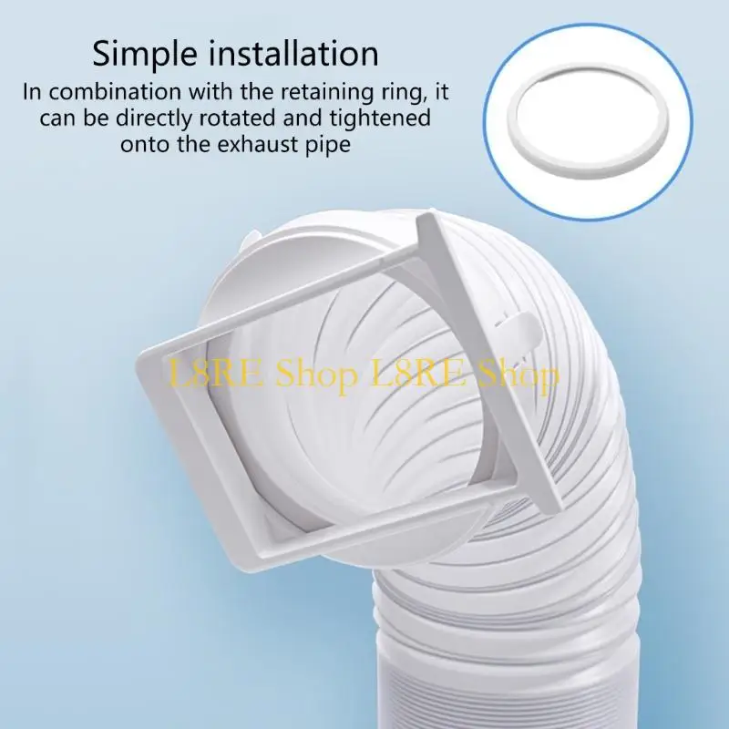 Kwadratowy klimatyzacja L8RE Zestaw przedłużenia plastikowej tekstury odpowiedni dla portów