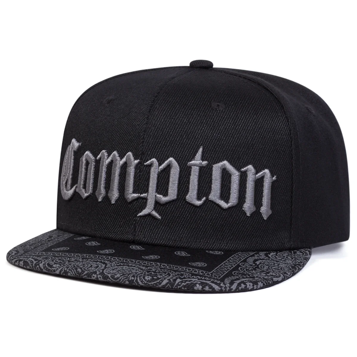 Unisex COMPTON Letter Embroidery Hip-hop Hats Spring Autumn Outdoor Adjustable Casual Baseball Caps Trucker Caps Sunscreen Hat