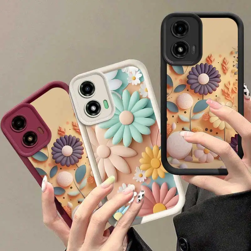 G04S Playful Garden Sky Eye Ladder Phone Case For Motorola Moto G04S Cover