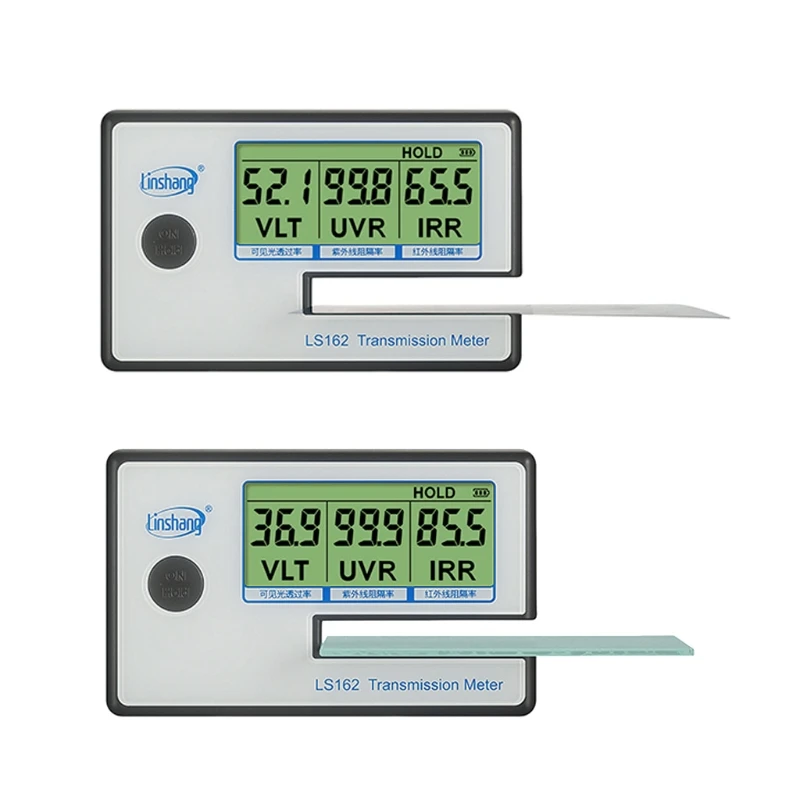 LS162 Window Tint Meter Solar Film Transmission Meter Vlt Uv Ir Afwijzing Tester Drop Shipping