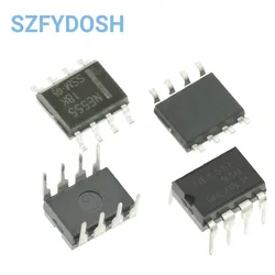 20pcs NE555 NE555P NE555N IC 555 Timer Programming Oscillator Chip 8 Pin SOP8/DIP-8 for Pulse Generator