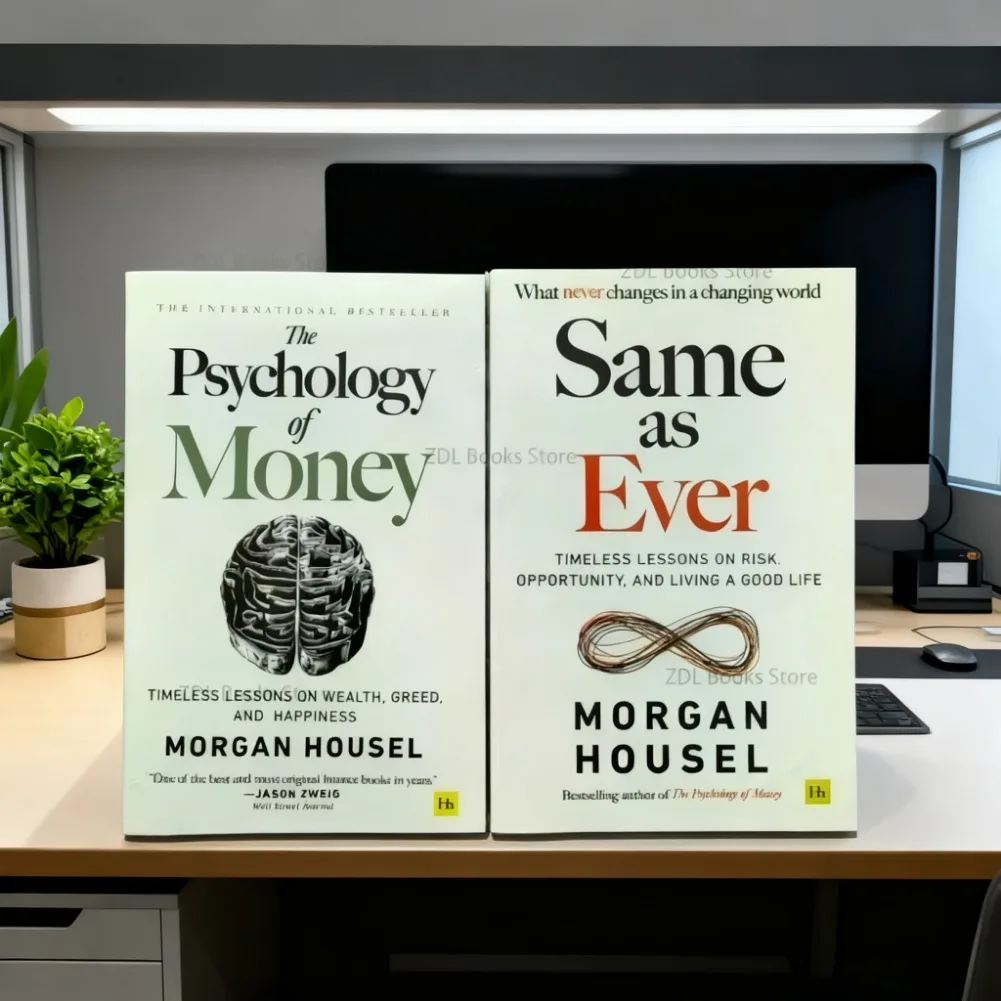 1 Book By Morgan Housel The Psychology of Money and Same As Ever Book in English Paperback