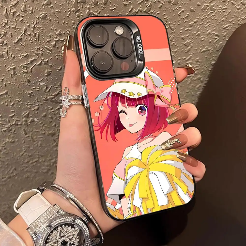 B-Komachi Kana Arima حافظة لهاتف آيفون 17 16 15 14 13 12 11 X XR XS 8 7 Pro Max Plus غطاء حماية شفاف اللون