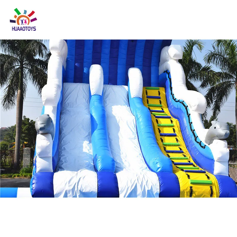 Inflável Bouncy Water Slide Casa, Escorrega de água com piscina, Comercial, Melhor qualidade, para venda