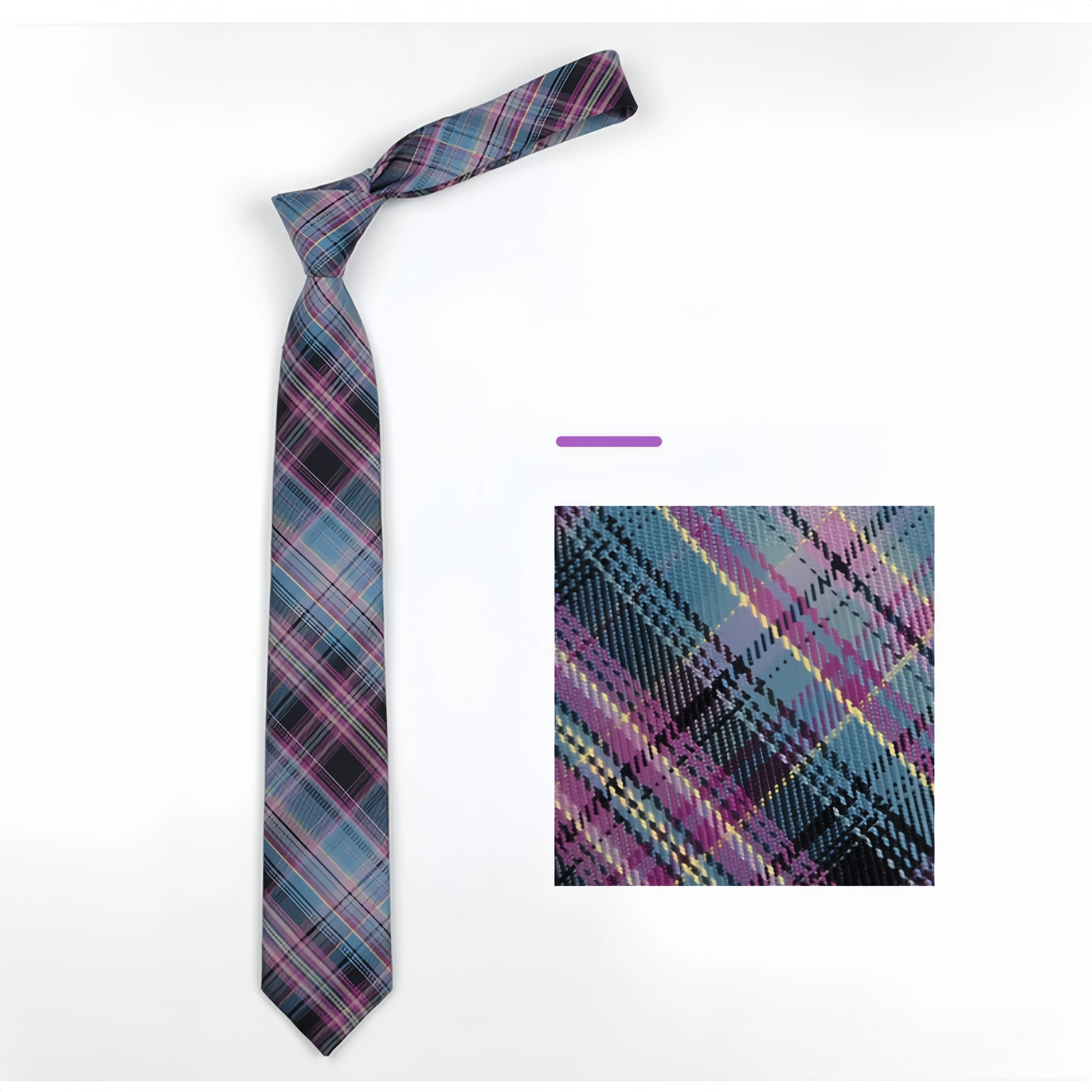Y2K Simple JK Cotton Women Men Necktie Neckwear Cravat Bow Tie Plaid Striped Uniform Clothes Accessories view 5