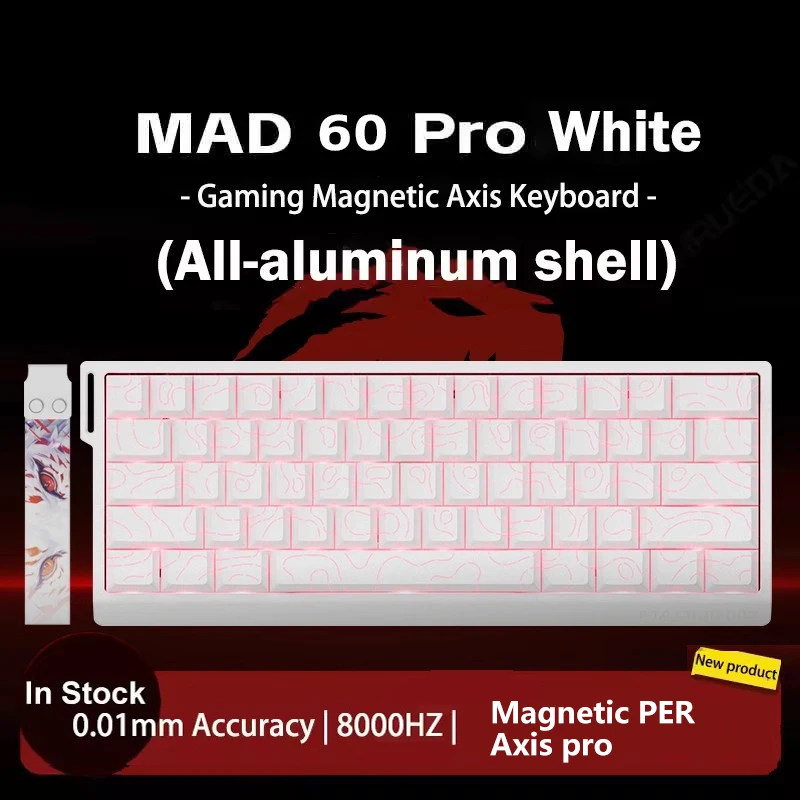 

MADLIONS MAD60 MAD68HE Mechanical Keyboard Magnetic Switch Wired MAD 60PRO Game Keyboard Valorant Custom RGB Gamer Keyboard