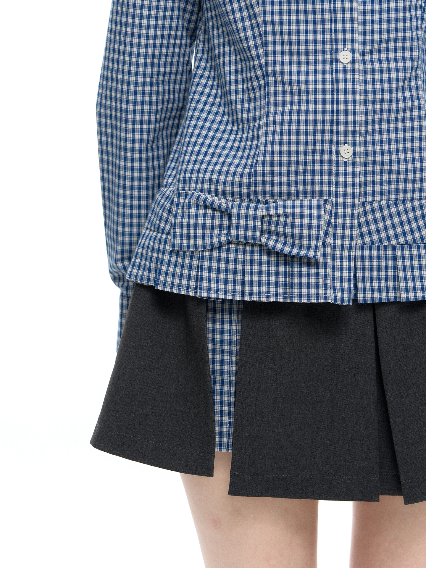 

Romance Nanci Ele Peter Pan Collar Long Sve irt Layering Autumn Winter Inner Wear Top Clean Fit Cotton Breathable