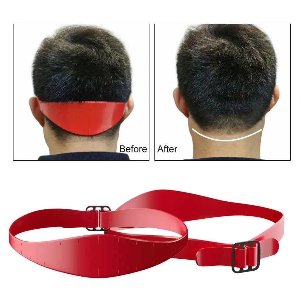 Durable Neckline Shave Template Extend Hair Styling Long Service Life Silicone Neckline Shaving Template