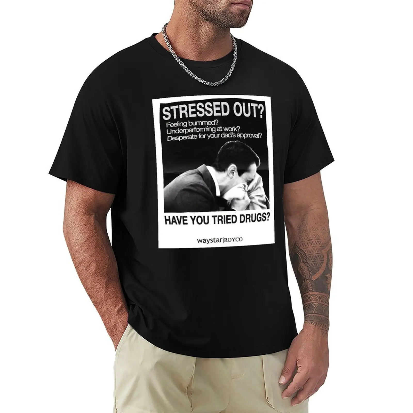 

kendall roy crying T-Shirt hippie clothes boys animal print mens tall t shirts