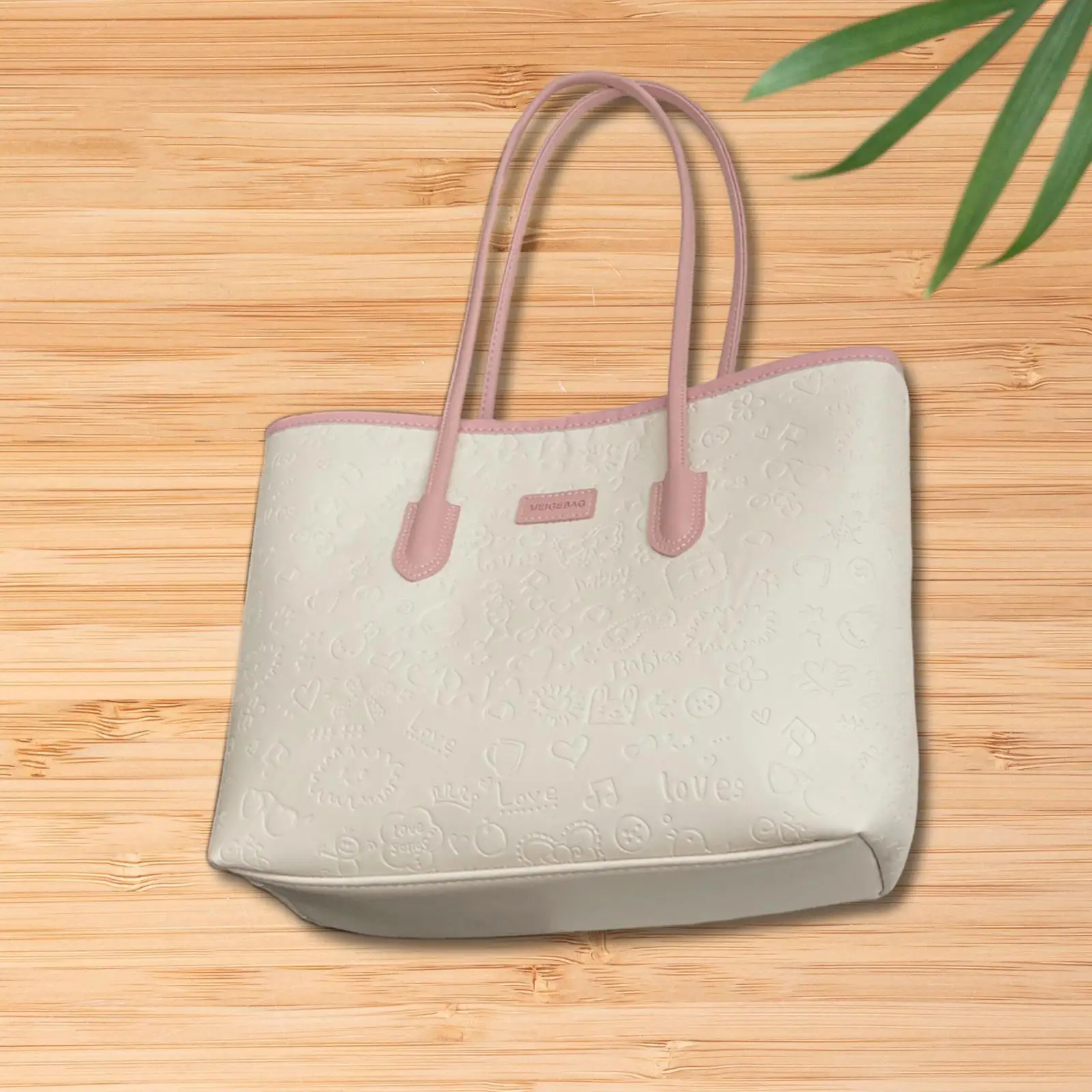 Women Tote Bag PU Leather Fashion Purse Handbag for Dating Working Outdoor image 4
