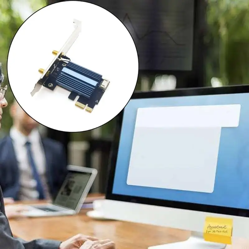 N84B WiFi6E Adapter Tri-Band AX210 2.4G+5G+6G Wireless Card BT5.3