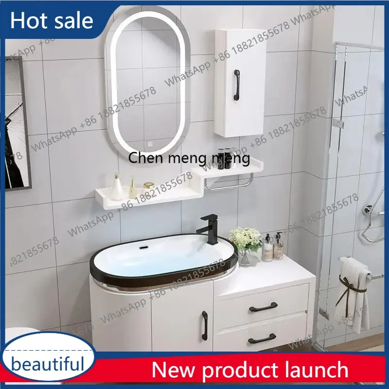 

A13 Modern simple small apartment bathroom cabinet combination bathroom wash basin washbasin washbasin washbasin