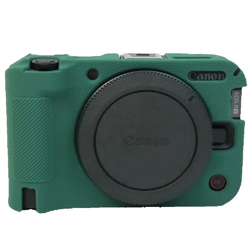 Silicone Case Litchi Style Rubber Camera Case For Canon EOS R50Ⅴ Matte EOS R5Ⅴ Body Protective Bag Non-Slip Cover