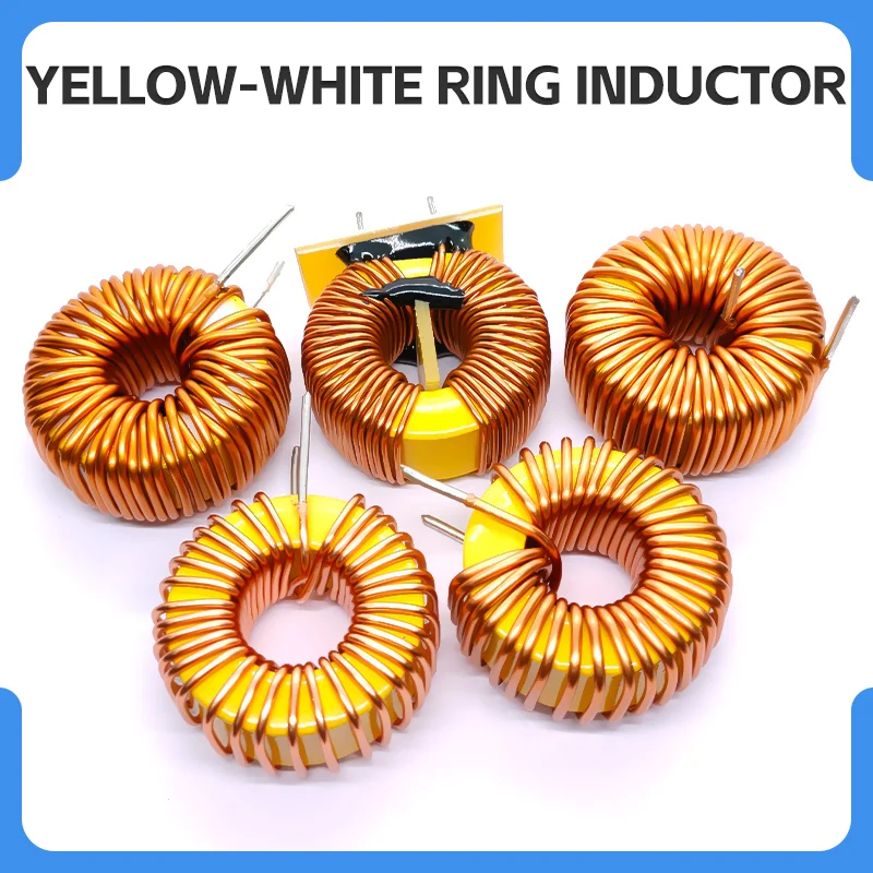 T10626 high current inductor 27mm yellow and white ring 10uH 33uH 60uH 65uH 68uH 80uH 100uH 130uH