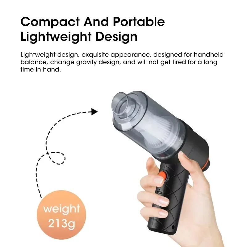 

2026New Wireless Vacuum Cleaner Convenient Car Vacuum Cleaner 6000PAUSB Automatic Home Pet Office Kitchen Vacuum Cleaner