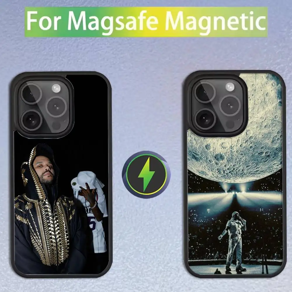 

Rapper The W-Weeknd Phone Case For iPhone 16,15,14,13,12,11,Pro,Max,Plus,Mini,SE Magsafe Magnetic Wireless Charging