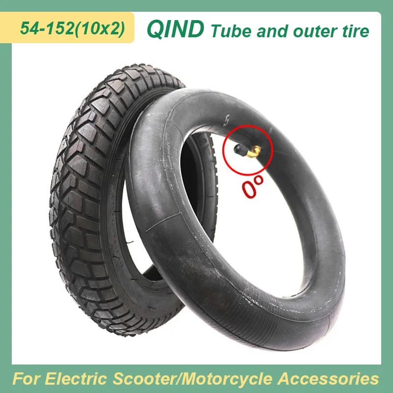 10x2(54-152) Outer Tire 10x2/2.125 Inner Tube for Electric Scooter Stroller Kids Bike Roadster Trike Tricycle Wheel Parts