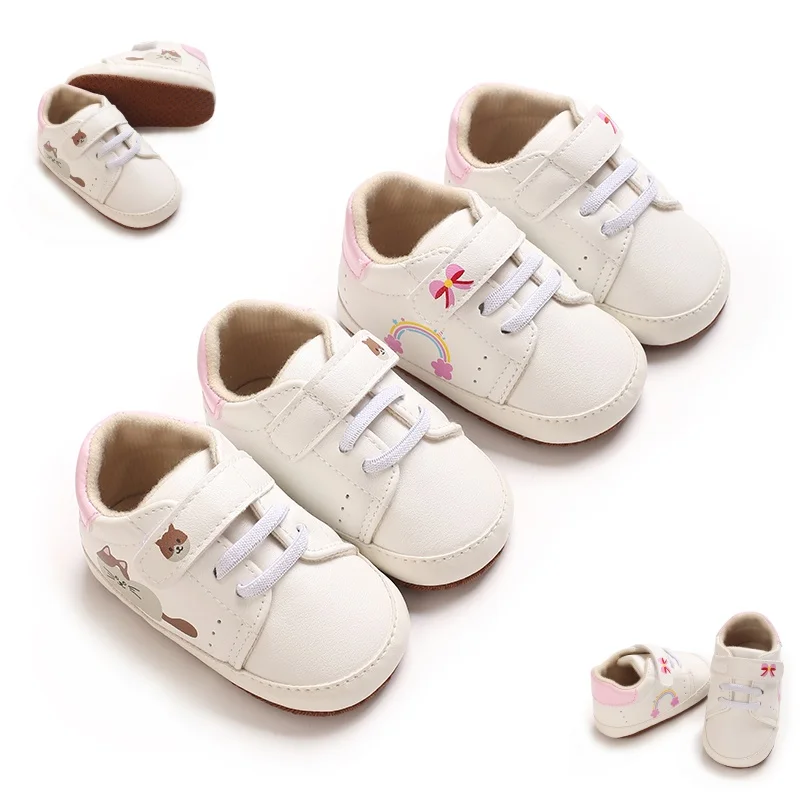 

Fashionable 0-18M Baby Casual Sports Shoes For Spring And Autumn Men And Women High-Quality Soft Soled Anti Slip Walking Shoes