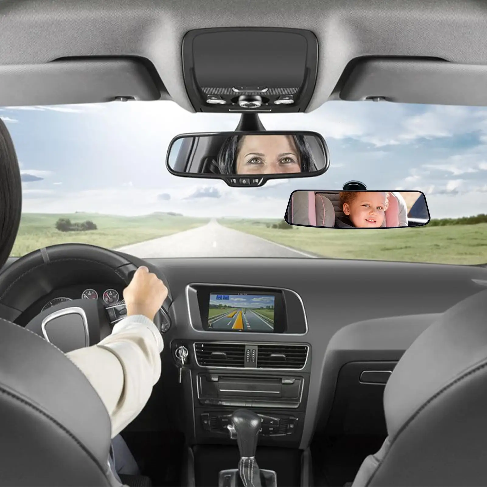 Rearview Mirror Reduce Blind Spot Automotive Interior Accessories Automotive Interior Mirrors For Suvs Trucks Vehicle Auto Sedan