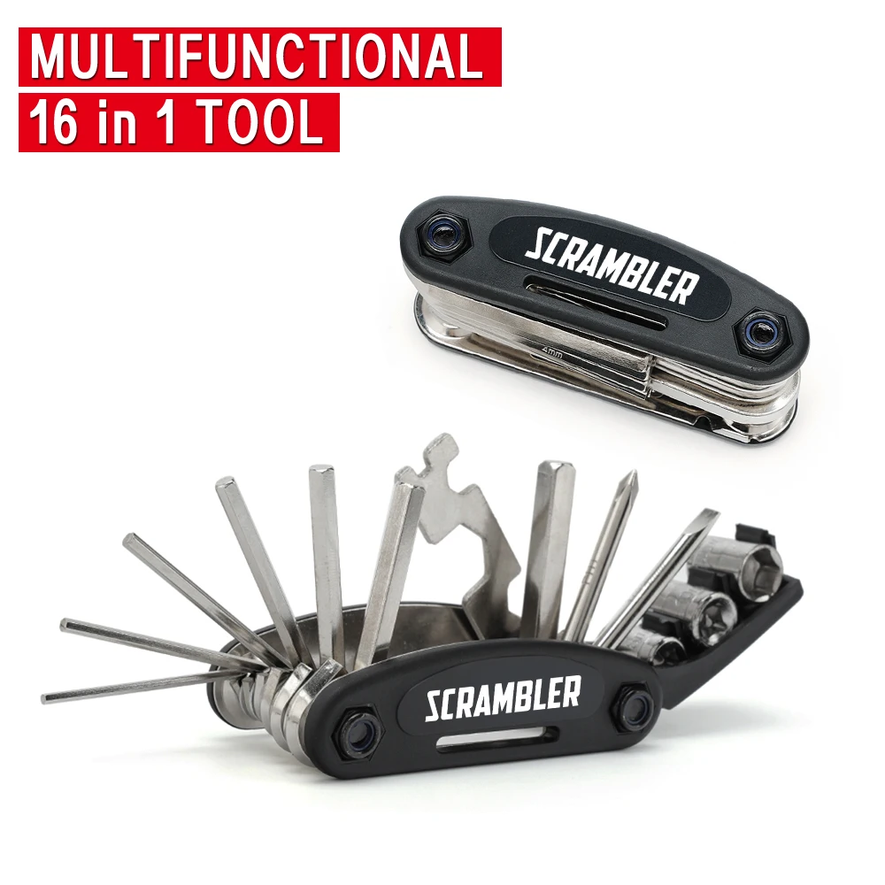 

Repair Tool Set Multifunction Screwdriver Spoke Socket Wrench Portable Motorcycle For Ducati SCRAMBLER 800 SUPERSPORT PANICALE