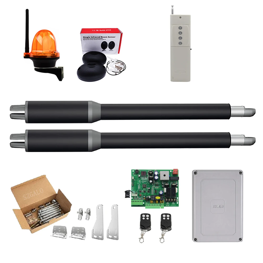 New Dual Gate Openers Engine Motor System Automatic Door AC220V/AC110V Swing Gate Driver Closer Actuator Perfect Suit Gates