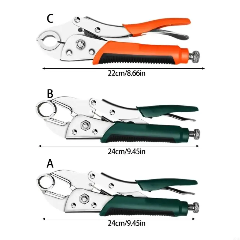 Wide Jaw Floor Heating Maintenance Wrench NonWelded Structure High Strength Steel Floor Heating Wrenth 6cm Clamping Spans