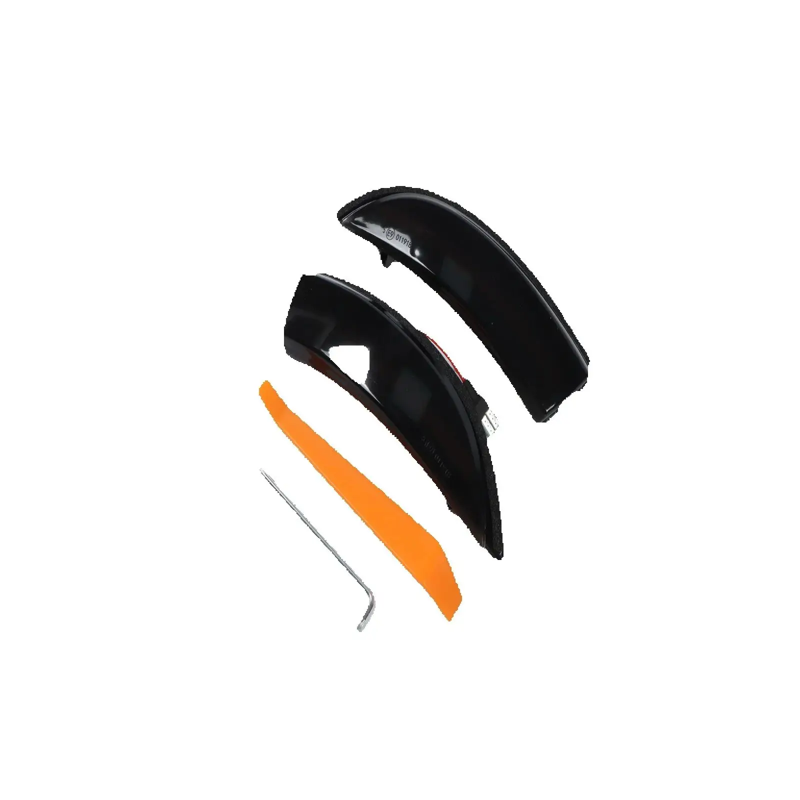 

2 шт. светодиодные зеркальные указатели поворота для Ford Fiesta MK7 B-MAX 2008-2017, янтарные дымовые линзы