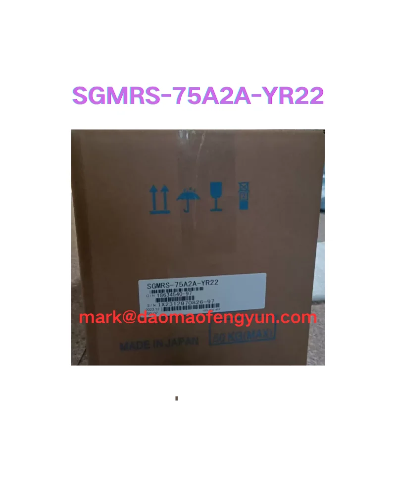 

SGMRS-75A2A-YR22 New servo motor,