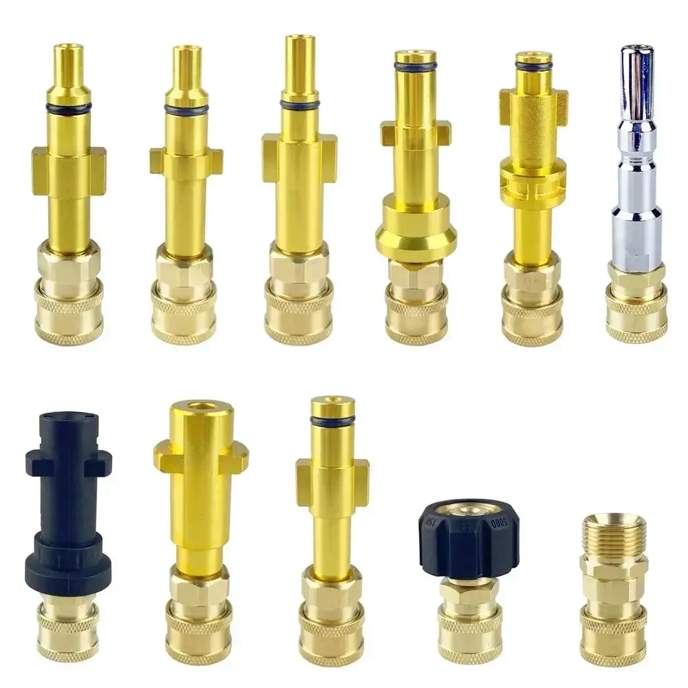 เครื่องฉีดน้ําแรงดันสูง Quick Connector 1/4 "สเปรย์ปืน Wand Lance Bayonet อะแดปเตอร์ 1/4" สําหรับ Karcher Bosch AR Elitech Interskol Lavor