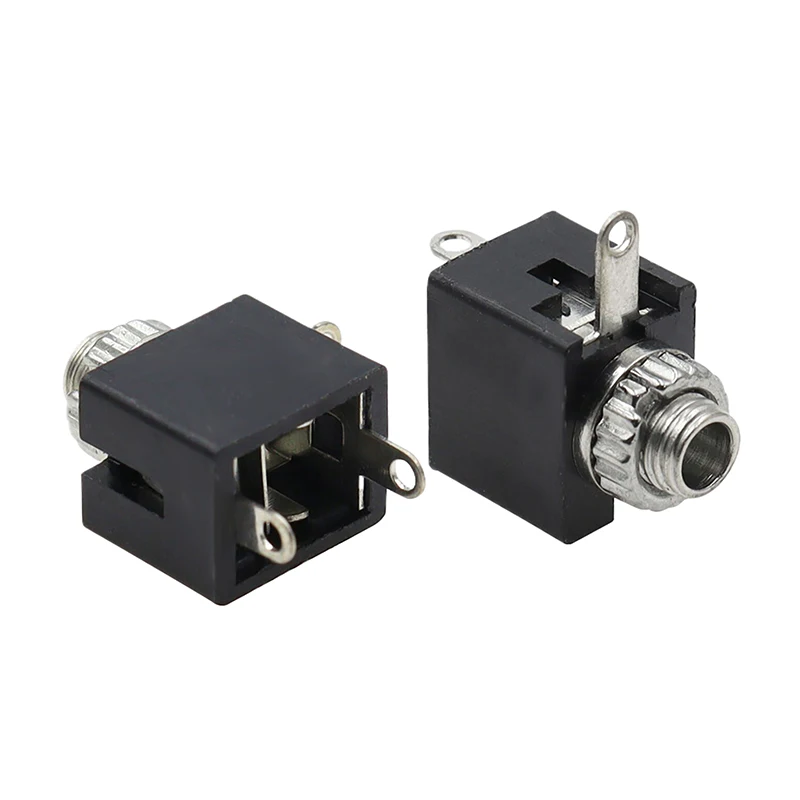 10PCS 2.5/3.5mm PJ301 Female Audio Connector 3 Pin DIP Headphone Jack Socket Mono Channel PJ-301M PJ301M PJ-201