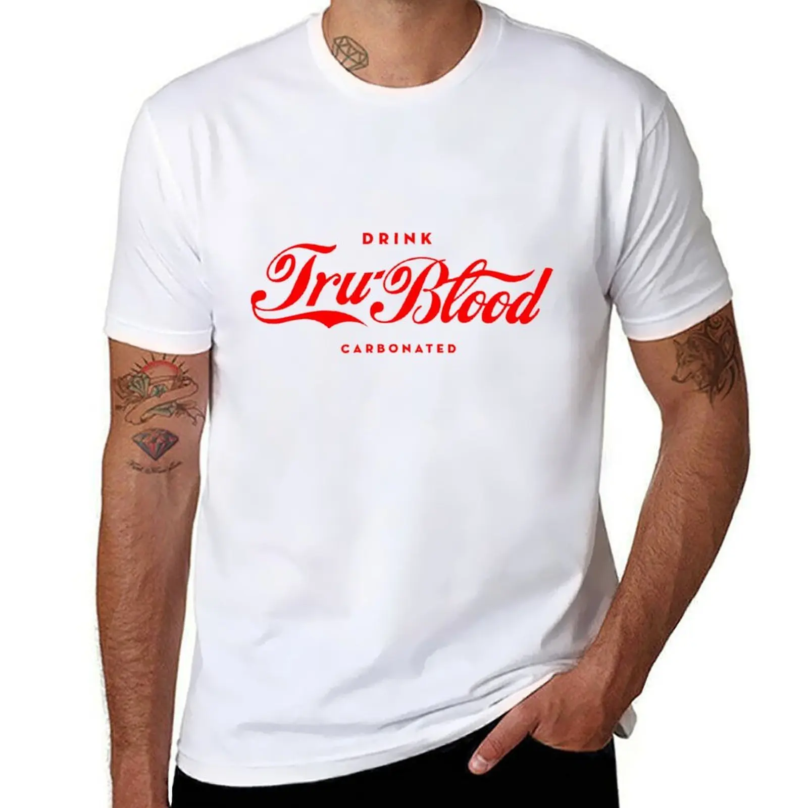 

Tru Cola Blood T-Shirt Breathable Basic Cotton T-Shirt
