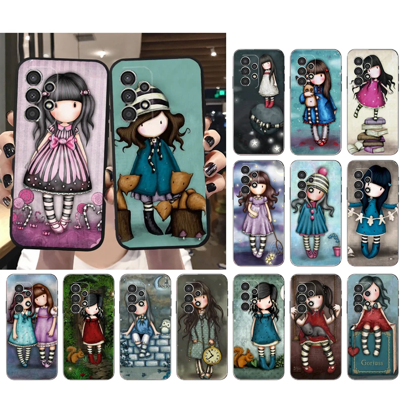 Cute-Gorjuss Girl Phone Case For Samsung Galaxy A52S A04S A21S A33 A23 A13 A14 A32 A52 A53 A54 A51 A71 M51