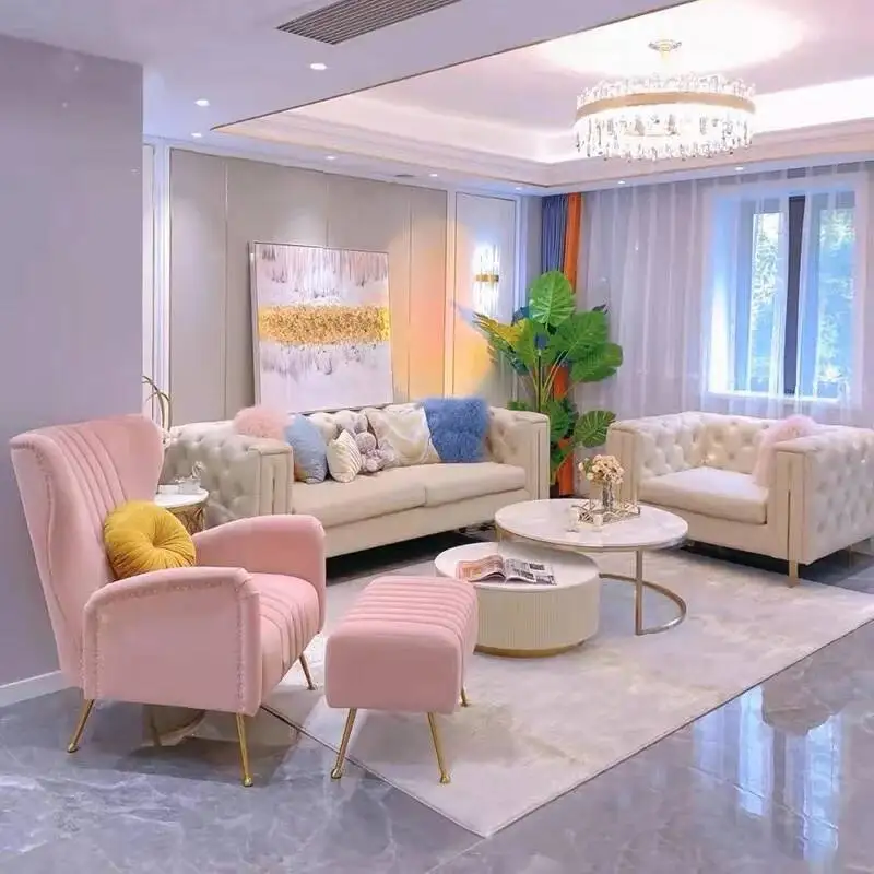 

Comfy Vip Elastic Living Relax Room Chairs Cool Single Ergonomic Nordic Chairs Vanity Floor Balcony Sedie Da Soggiorno Furniture