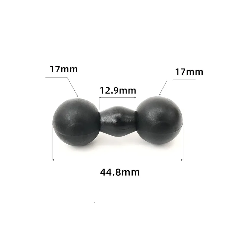 Plastic Double Ball Adapter Extension Joint Connecting Bracket for 17mm Magnetic Car Phone Holder